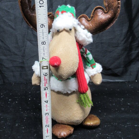 Plush Sandbag Christmas Moose - Picture 6 of 6
